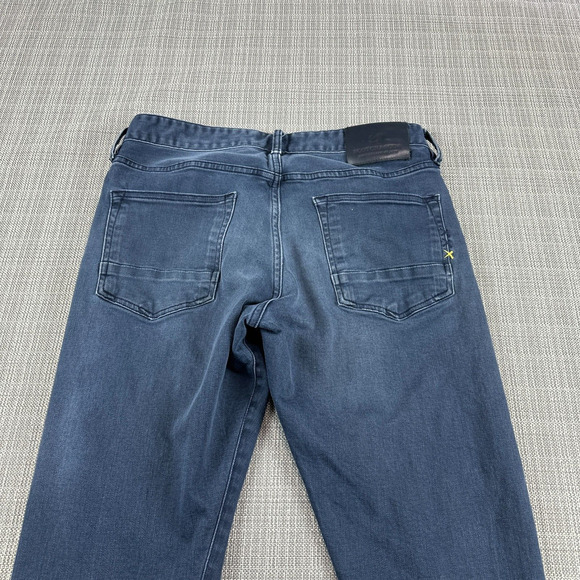 Scotch Soda Jeans Mens 30x35 Ralston Faded Distressed Button Fly Tall Slim Fit - Picture 11 of 14